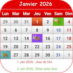 Saint Martin Calendrier 2026