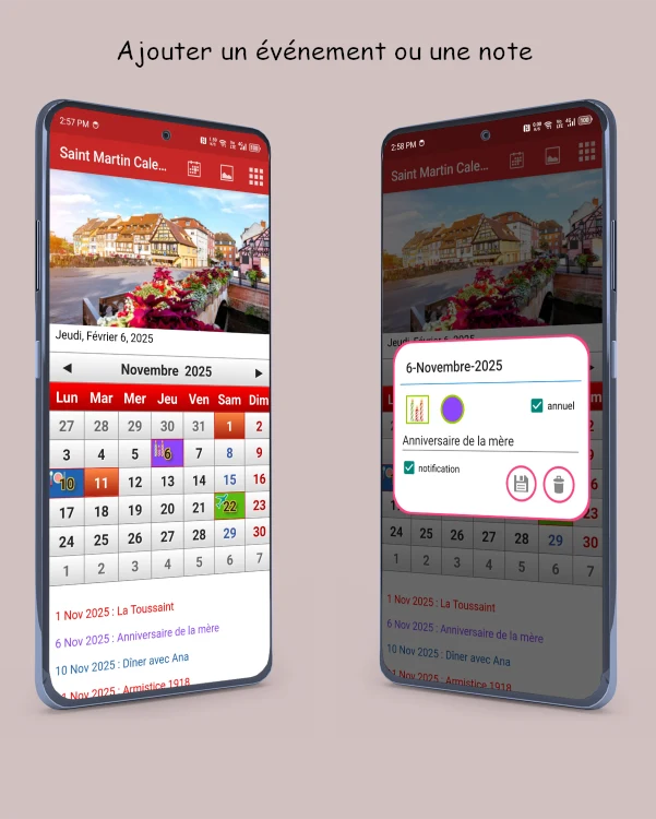 Saint Martin Calendrier 2026 screenshot