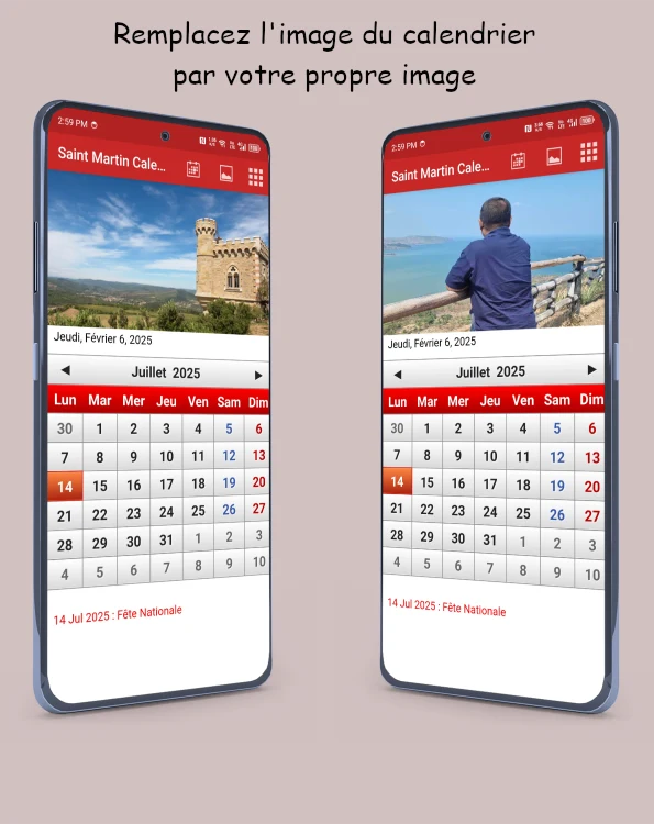 Saint Martin Calendrier 2026 screenshot